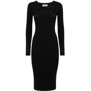 Blugirl, Dames, Truien, Blauw, Maat: S Viscose,