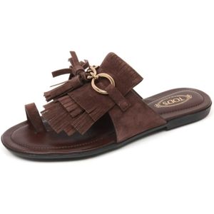 Tod's, Dames, Schoenen, Bruin, Maat: 35 EU