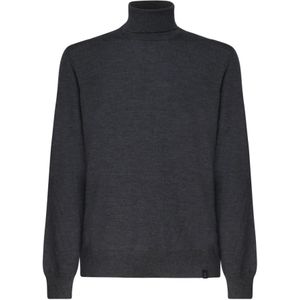 Fay, Heren, Truien, Grijs, Maat: 2XL Wol,