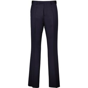 Dior, Heren, Broeken, Blauw, Maat: L Wol,