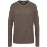 Cecil - Gebreide Trui - Mushroom Taupe Melange - Met Structuurdetails