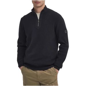 Barbour, Heren, Sweatshirts & Hoodies, Zwart, Maat: M
