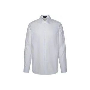 Versace Wit katoenen overhemd , White , Heren , Maat: 2XL