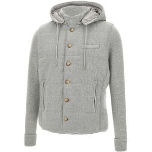 Gran Sasso, Heren, Jassen, Grijs, Maat: XL Wol,