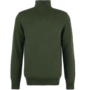 Barbour, Heren, Truien, Groen, Maat: M Wol,