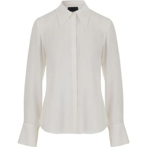 F.It, Dames, Blouses & Shirts, Wit, Maat: XS Zijde,