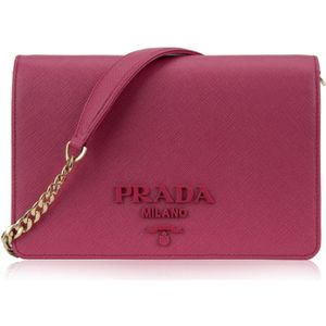 Prada, Dames, Tassen, Roze, Maat: ONE Size Leer,