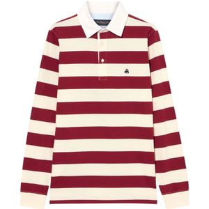 Brooks Brothers, Heren, Tops, Rood, Maat: M Jersey,