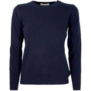 Cashmere Company, Dames, Truien, Blauw, Maat: XL Kasjmier,