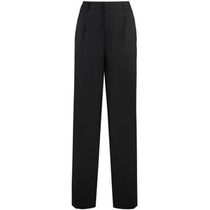 PT Torino, Dames, Broeken, Zwart, Maat: M Linnen,