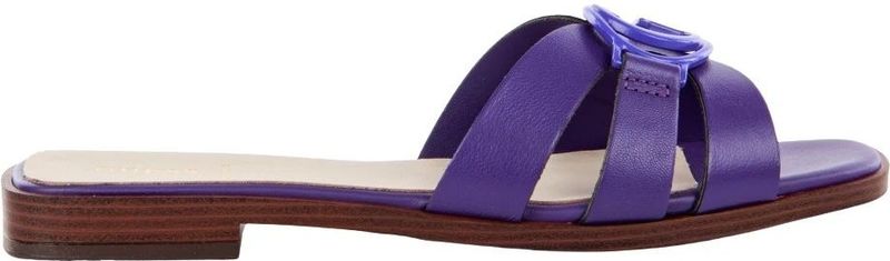 Guess - Symo - Damessandalen - Paars - Leer