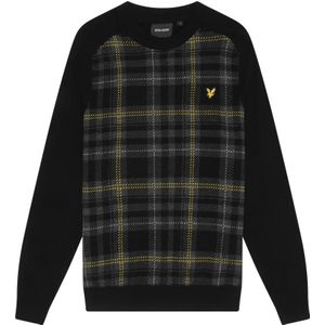 Lyle & Scott, Heren, Truien, Zwart, Maat: S Wol,