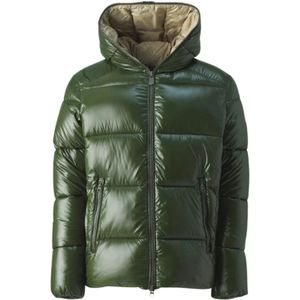 Save The Duck, Heren, Jassen, Groen, Maat: M Nylon,