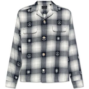 AllSaints, Heren, Overhemden, Blauw, Maat: XS Katoen,