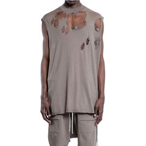 Rick Owens, Heren, Tops, Grijs, Maat: S Katoen,