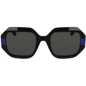 KARL LAGERFELD KL6124S Zonnebril - Zwart - Kunststof - Geometrische Vorm