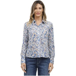 Caliban, Dames, Blouses & Shirts, Veelkleurig, Maat: 2XL Katoen,
