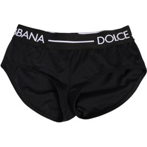 Dolce & Gabbana, Dames, Ondergoed, Zwart, Maat: XS Nylon,