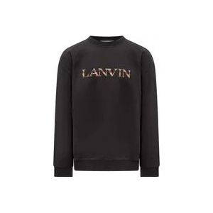 Lanvin Klassieke Sweatshirt , Black , Heren , Maat: M