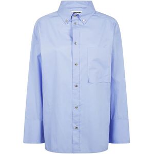 Darkpark, Dames, Blouses & Shirts, Blauw, Maat: XS