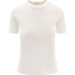 Max Mara, Dames, Tops, Wit, Maat: XS Viscose,