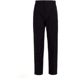 Jil Sander, Heren, Broeken, Blauw, Maat: XL