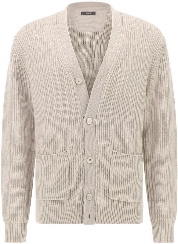 Boggi Milano - Truien - Beige - Merinowol - Lange Mouwen