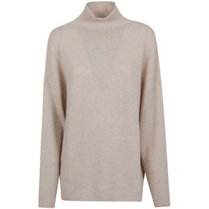 Allude, Dames, Truien, Beige, Maat: S Kasjmier,