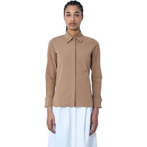 Max Mara, Dames, Blouses & Shirts, Beige, Maat: XS Katoen,