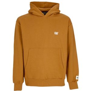 Cat, Heren, Sweatshirts & Hoodies, Geel, Maat: L Katoen,