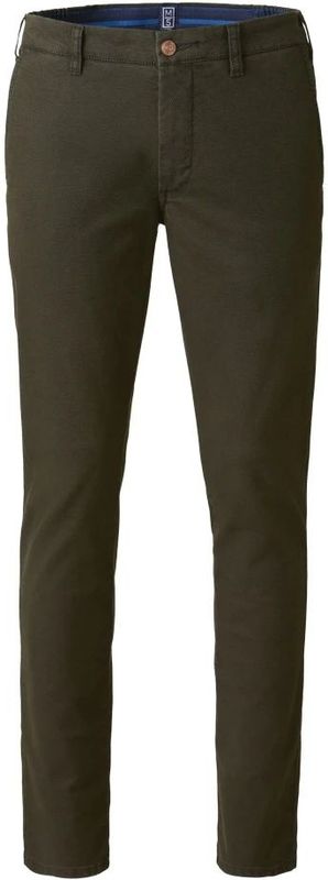MEYER - Chino - Donkergroen - Regular Fit - Lang/maxi