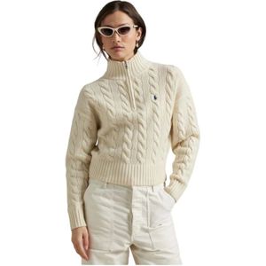 Polo Ralph Lauren, Dames, Truien, Beige, Maat: L Wol,