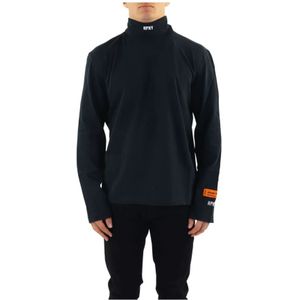Heron Preston, Heren, Tops, Zwart, Maat: 2XS