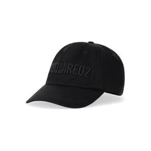 Dsquared2 Caps , Black , Heren , Maat: ONE Size