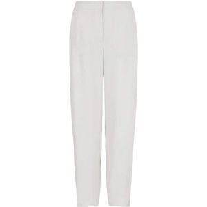 Giorgio Armani, Dames, Broeken, Grijs, Maat: XS Poliester,