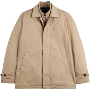 Fay, Heren, Jassen, Beige, Maat: L