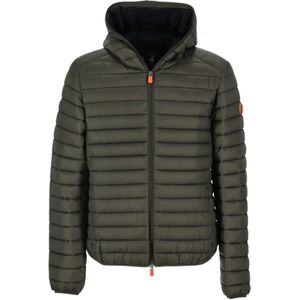 Save The Duck, Heren, Jassen, Groen, Maat: L Nylon,