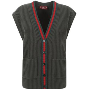 Gucci, Dames, Truien, Groen, Maat: M Wol,