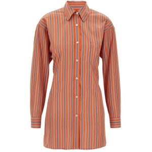 Etro, Dames, Blouses & Shirts, Veelkleurig, Maat: XS Leer,
