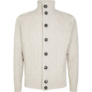 Filippo De Laurentiis, Heren, Truien, Beige, Maat: M Kasjmier,