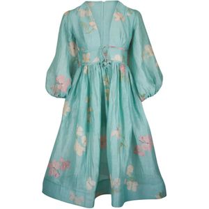 Zimmermann, Dames, Jurken, Blauw, Maat: M Katoen,