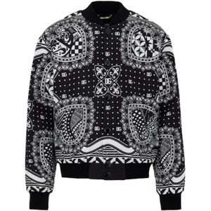 Dolce & Gabbana, Heren, Jassen, Veelkleurig, Maat: 3XL Poliester,