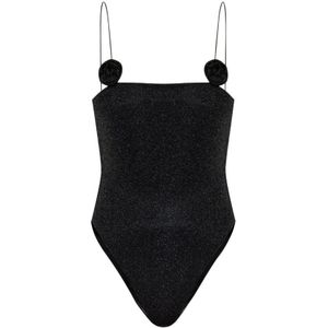 Oseree, Dames, Badkleding, Zwart, Maat: S Polyamide,
