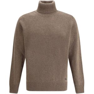 Brooksfield, Heren, Truien, Bruin, Maat: S Wol,