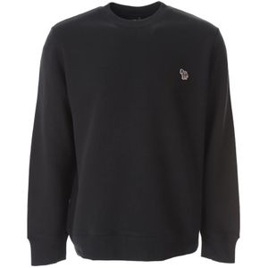 PS By Paul Smith, Heren, Sweatshirts & Hoodies, Zwart, Maat: S Katoen,