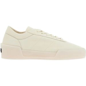 Low Top Sneakers - Wit - Leer