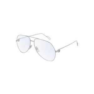 Cartier Moderne zonnebril voor elke gelegenheid , Gray , unisex , Maat: 60 MM