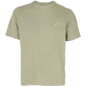 Autry, Heren, Tops, Groen, Maat: S Katoen,