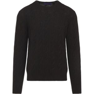 Ralph Lauren, Heren, Truien, Bruin, Maat: XL Kasjmier,