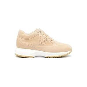 Hogan Sneakers , Beige , Dames , Maat: 37 1/2 EU